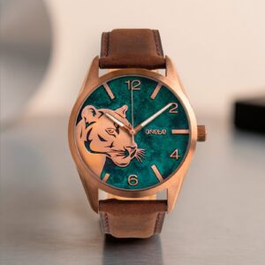 Reloj de cobre puma frontal